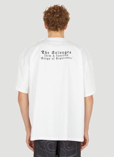 스냅 스터드 T-셔츠 The Salvages 스냅 스터드 T-셔츠 화이트 slv0150007