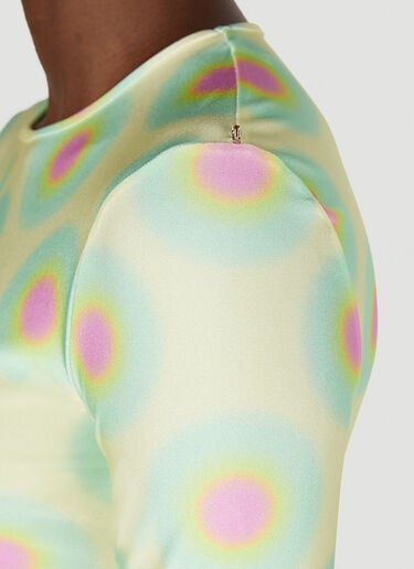 Sportmax Op Art トップ イエロー spx0252019