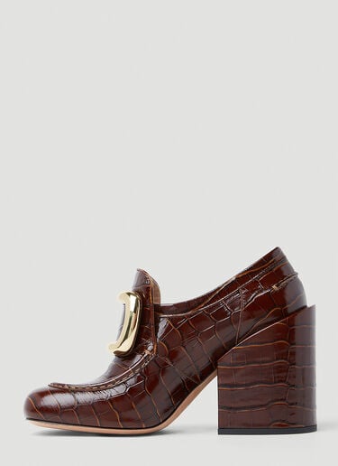 Oliato High Heel Loafers Sportmax Oliato High Heel Loafers Brown spx0253017