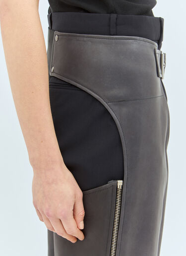 Nappa Leather Chaps Sportmax Nappa Leather Chaps Brown spx0258014