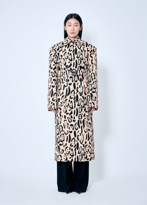 Sportmax 动物印花风衣 米色 spx0259001