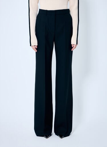 Sportmax 와이드 레그 테일러드 팬츠 블랙 spx0259007