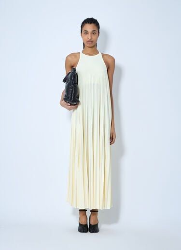 Sportmax 플리츠 저지 원피스  옐로우 spx0260003