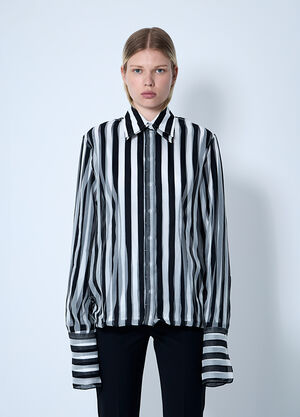 Sportmax 실크 셔츠 블랙 spx0260004