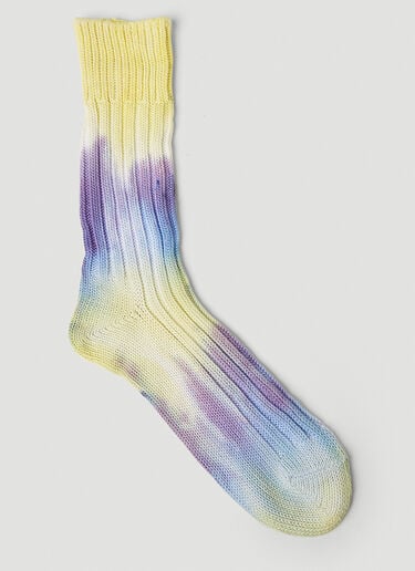 Stain Shade x Decka Socks Tie Dye Socks Yellow ssd0351008