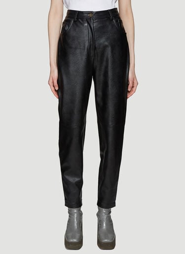 Hailey 인조 가죽 팬츠 Stella McCartney Hailey 인조 가죽 팬츠 Black stm0237009
