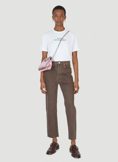 Stella McCartney High Frequency Gel Logo T-Shirt White stm0247004