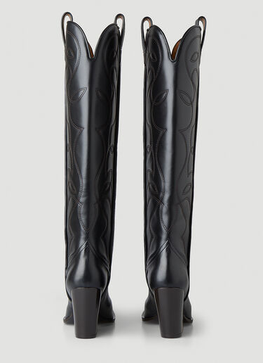 카우보이 클라우디 알터 매트 부츠 Stella McCartney 카우보이 클라우디 알터 매트 부츠 블랙 stm0249016