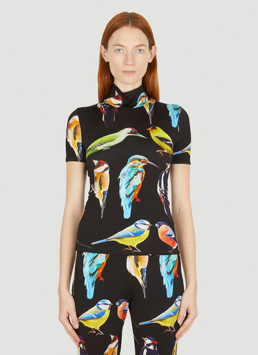 Bird Print Top Stella McCartney Bird Print Top Black stm0251008