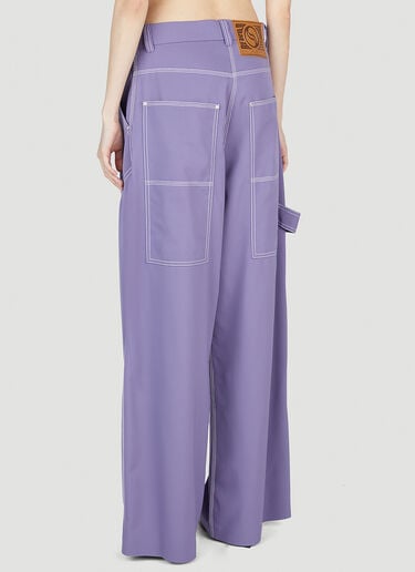 Wide Leg Pants Stella McCartney Wide Leg Pants Purple stm0253003