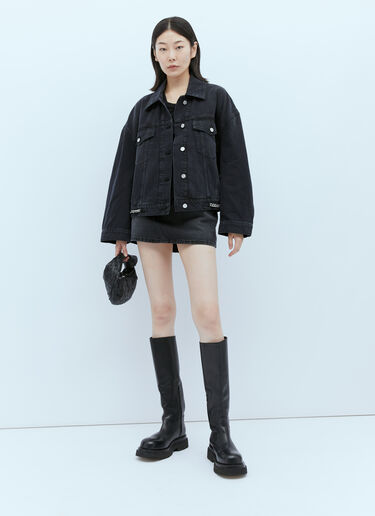 Stella McCartney 팔라벨라 체인 데님 재킷 그레이 stm0253008