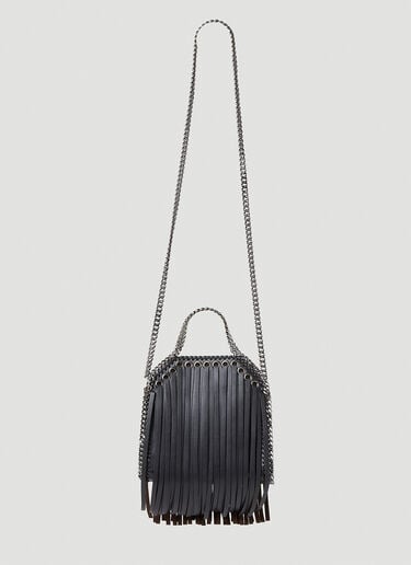 Falabella Fringed Tiny Tote Bag Stella McCartney Falabella Fringed Tiny Tote Bag Black stm0253020