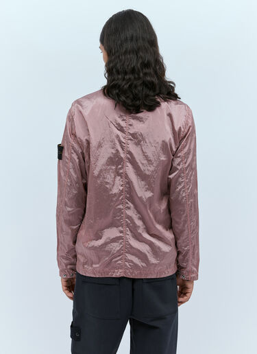 再生尼龙衬衫外套 Stone Island 再生尼龙衬衫外套 粉色 sto0152028