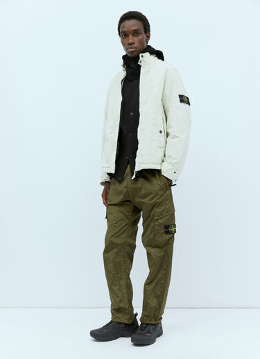 David Light Jacket With Gilet Stone Island David Light Jacket With Gilet Cream sto0154026