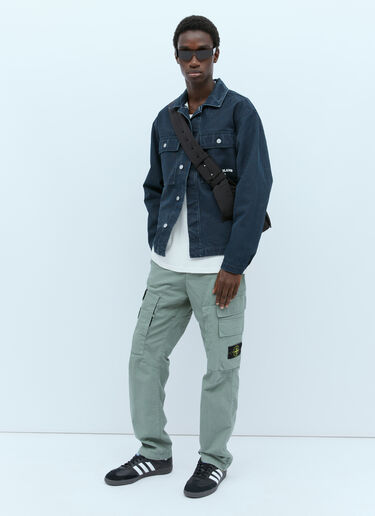 Stone Island Marina 衬衫外套 藏蓝色 sto0154039