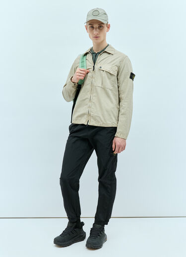 로고 패치 오버셔츠 Stone Island 로고 패치 오버셔츠 베이지 sto0156048