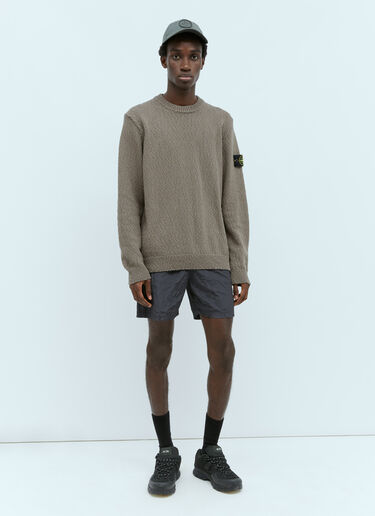 Stone Island 텍스처드 니트 스웨터 그레이 sto0156084