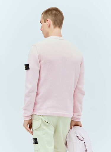 Logo Patch Cardigan Stone Island Logo Patch Cardigan Pink sto0156090