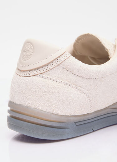 Rock Suede Sneakers Stone Island Rock Suede Sneakers Cream sto0156112