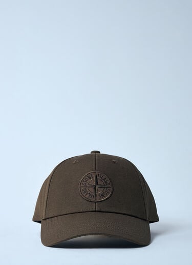 Stone Island 徽标贴饰棒球帽  绿色 sto0158057