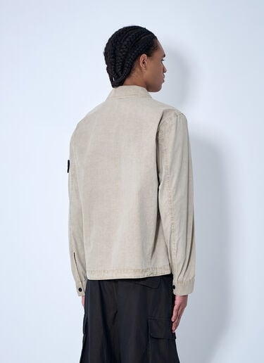 Stone Island 罗盘贴饰衬衫  米色 sto0160012