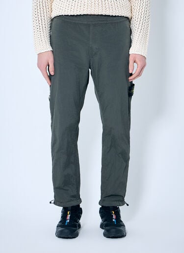 Stone Island Crinkled Track Pants Green sto0160017