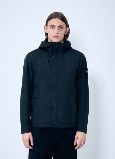 Stone Island Short Parka Jacket Black sto0160029