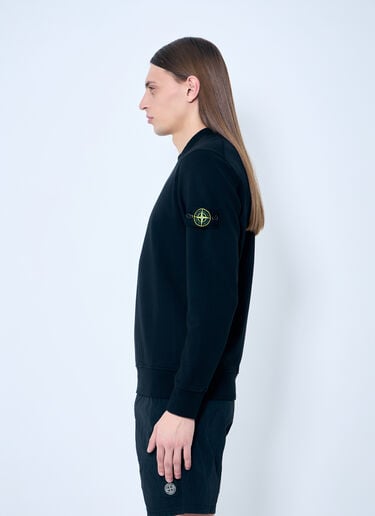 Stone Island 나침반 패치 맨투맨  블랙 sto0160047