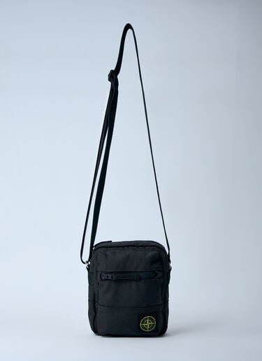Stone Island Compass Patch Crossbody Bag Dark Grey sto0160061