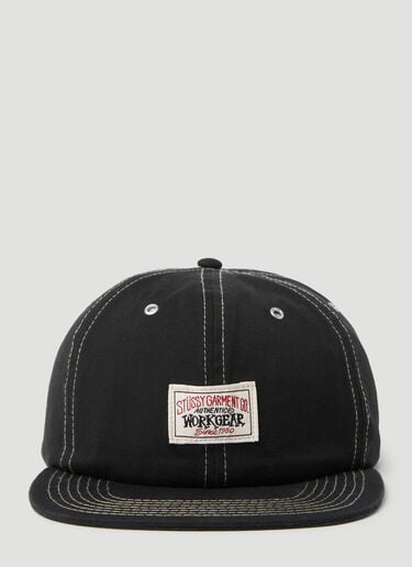 Stüssy 워크기어 베이스볼 캡 블랙 sts0151018