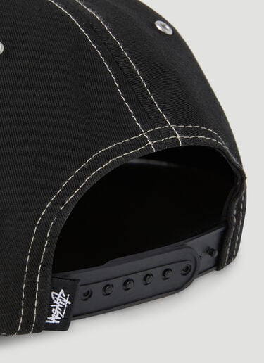 Stüssy 워크기어 베이스볼 캡 블랙 sts0151018