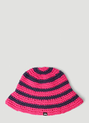 Swirl Knit Bucket Hat Stüssy Swirl Knit Bucket Hat Pink sts0152031