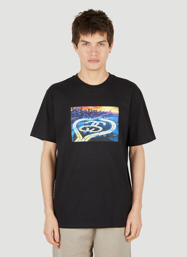 Highway T-Shirt Stüssy Highway T-Shirt Black sts0152041