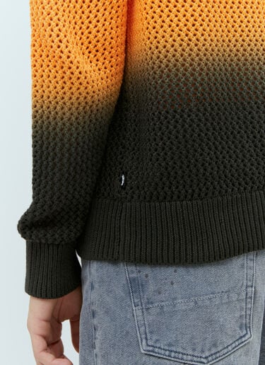 Stüssy Pigment Dyed Loose Gauge Sweater Orange sts0153004