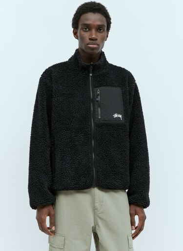 Stüssy Sherpa Reversible Jacket Black sts0154006