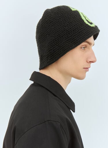 Stüssy Swirly Knit Bucket Hat Black sts0157014