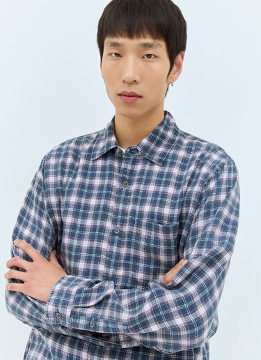 Matthew Plaid Shirt Stüssy Matthew Plaid Shirt Navy sts0158009