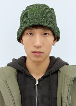 Stüssy 夹花纱线针织渔夫帽 绿色 sts0158020