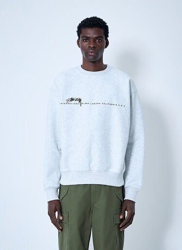 Stüssy Smooth 80 Crew Sweatshirt Grey sts0160029