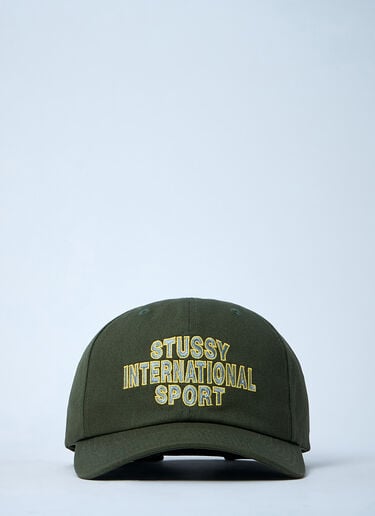 Stüssy 徽标图案棒球帽 橄榄色 sts0161016
