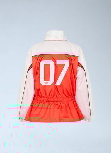 로고 모티프 윈드브레이커 재킷 Stine Goya x Umbro 로고 모티프 윈드브레이커 재킷 레드 stu0261003