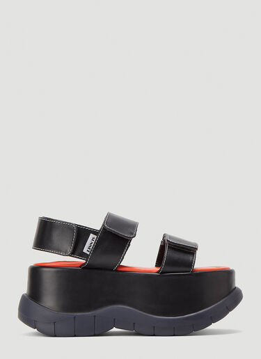 Low Platform Sandals Sunnei Low Platform Sandals Black sun0244016
