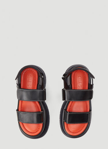 Low Platform Sandals Sunnei Low Platform Sandals Black sun0244016