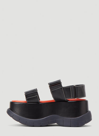 Low Platform Sandals Sunnei Low Platform Sandals Black sun0244016