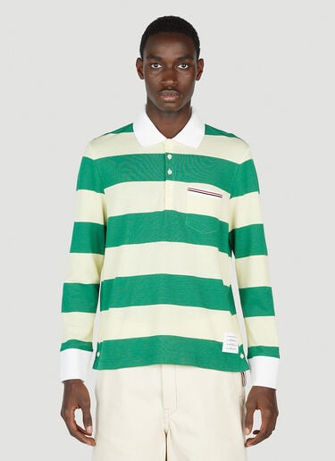 条纹 Polo 衫 Thom Browne 条纹 Polo 衫 绿色 thb0151029