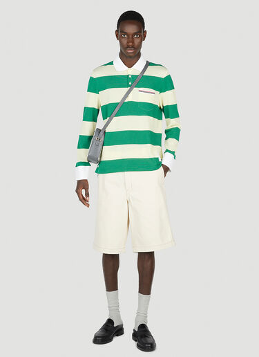 条纹 Polo 衫 Thom Browne 条纹 Polo 衫 绿色 thb0151029
