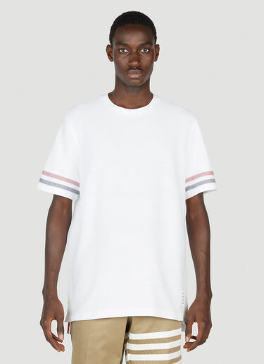 텍스처드 티셔츠 Thom Browne 텍스처드 티셔츠 화이트 thb0151030