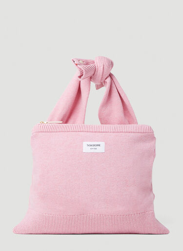 Sweater Shoulder Bag Thom Browne Sweater Shoulder Bag Pink thb0151050