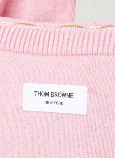 Sweater Shoulder Bag Thom Browne Sweater Shoulder Bag Pink thb0151050