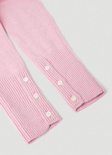 Thom Browne Sweater Shoulder Bag Pink thb0151050